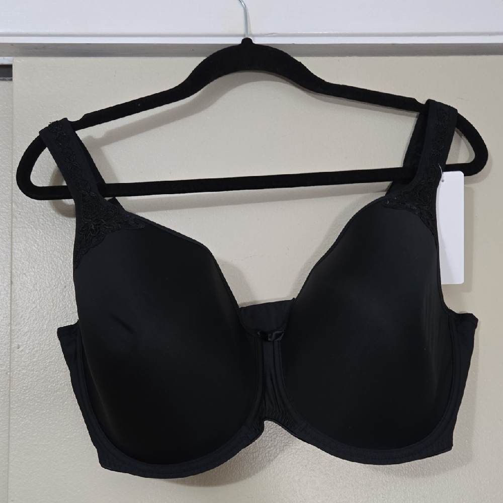FIT FULLY YOURS Maxine Moulded Underwire Black Women's Bra Size 38J NWT